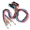 Soft Handle Dog Leash Reflective Rope Nylon Dogs Leashes For Small Large Pet Lead Training Ropes Running