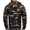 ZOGAA Giacca imbottita mimetica da uomo Giacca a vento Sport casual Moda invernale Cappotto Parka con cappuccio in cotone stampato 211214