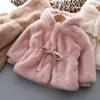 소녀의 후드 봉제 자켓 어린이 재킷 따뜻한 아이 자켓 소년 아기 겨울 옷 솜털 재킷 코트 야외 넥타이 활 211023