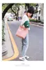 HBP Donna Classic Design Tote Bag Bag Canvas Patchwork Shopping Bags con grande volume Semplice lettera Decorazione Pacchetto Tempo libero Borsa