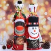 Creative Santa Claus Snowman Deer Wine Set Cartoon Christmas Bottle Set Bottles Bag