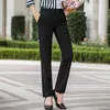 Pantalons noirs Femme Style d'automne Robe Pantalons Dames Travail de travail Professionnel Porter Femme Haute Qualité 210527