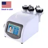 Stock negli Stati Uniti 40K Ultrasonic Cavitation 5 in 1 Dimagrante Vuoto Multipolare RF Pressoterapia Rimozione Cellulite Body Shaping Spa Machine