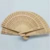 Sandalwood a mano decorazione feste in legno personalizzato regalo inciso in legno openwork pieghevole fan portatile per baby shower bomboniere th0109