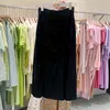 Koreanische Mode faltet Design Röcke Womens Temperament Slim Mujer Faldas Frühling Sommer Altersreduzieren Feminino Jupe 210514