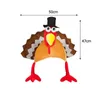 Kippenbeenhoed Kerstmis Thanksgiving Decoratie Volwassen Carnaval Feestelijke Turkije Hoeden Cap Party