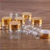 24 pieces 15ml 30*40mm Transparent Glass Bottles with Golden Caps Perfume Spice Bottlesgoods