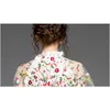 High Quality Summer Fashion Runway Vintage Dress Women Lace Mesh Ruffles Flowers Embroidery Ladies es 210520