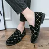 Klädskor män mode s casual läder trend loafers affärer för mens italienska formella festsko caual loafer buine mal