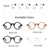 Toppkvalitet Retro Small Round Acetate Frame Zolman Style Eyewear Myopia Frame Vintage Classic Brand Design Eyeglasses de GR1521844