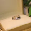 Piage Ring bezit Series Rose extreem goud vergulde sterling Sier sieraden roteerbare bruiloft merkontwerper ringen diamanten enkele rij oefening