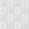 10pcs 3D Stereo Wall Stickers Self-adhesive Ceiling Decoration Sticker Roof Panels Foam Wallpaper Living Room Bedroom House Home 210615