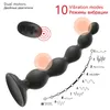 NXY Vibratoren 10 Geschwindigkeit Anal Perlen Prostata Massage Dual Motor Butt Plug Stimulator Fernbedienung Sex Spielzeug Für Männer Frauen 1120