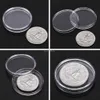 100pcs Plastic Clear Coin Capsules 27mm 30mm Transparent Holder Round Storage Box Case Commemorative Medal Collection 210922