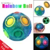 Lysande stress reliever magisk regnbåge kul kul pussel utbildning leksak för barn vuxna fidget leksak tiktok by03