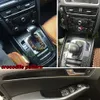 För Audi Q5 2010-2018 Interiörens centrala kontrollpaneldörrhandtag 3D/5D kolfiber klistermärken dekaler bilstyling accessorie