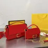 デザイナーハンドバッグ女性クロスボディショルダーバッグトートプリントレターFPURSE純正レザー高品質ボックス