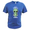 Men039s T-shirts Alien Shirt I Don039t Geloof In Mensen Zwart Katoenen T-shirt Cartoon EU-maat Mode Patroon Ruimte UFO Tshi8006488