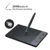 Huion H420 Tablette graphique 3 Touches express 2048 Sensibilité de la pression Signature Signature Tampon avec dix nibres supplémentaires (OSU parfaite)