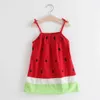 Toddler Kid enfants Bébés Filles Robes vêtements Slip Dress Pastèque Casual Rubans Plage princesse robe vêtements pour filles # 2 Q0716