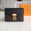 luxurys designers wallet Purse Woman Fashion Clutch purses Monogrames S-lock Pallas Short Wallet Card Holder Purse With Box Dust Bag M67478