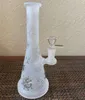 9 I Vit Keramik 14mm Skål Hookah Vattenrör Bong Bubbler Anime Smile Face Cartoon Bongs US Warehouse