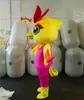 Halloween Costume de mascotte Chick Costume Top Quality Cartoon Animal Characon Carnival Unisexe Adults Taille de Noël Fête d'anniversaire