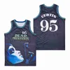 영화 영화 농구 95 Curtis Dead Presidents Jersey 8 음모 이론 돈 가방 1995 유니폼 힙합 검은 녹색 흰색 모든 스티치 힙합 순수 면화