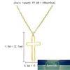 Rinhoo Stainless Steel Necklace For Women Men Simple Fashion Cross Chain Necklaces Luxury Small Cross Religious Jewelry Gift Factory price expert design Quality