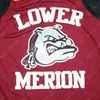 Mannen Lower Merion College 33 Bryant Basketball Jersey Championship High School Jerseys Steek