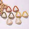 Boho söt imitation pärla örhängen mode 4 färger triangelformade örhänge smycken tillbehör gåvor