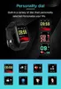 ID 116Plus Y68 D20 Armband Smart Bands Armband Bunter Bildschirm Fitness Tracker Schrittzähler Herzfrequenz Blutdruck Gesundheitsmonitor D13