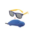 Lunettes de soleil pour enfants avec boîte Polarized Elastic Frame Eyewear Car Case Sunglass Baby Sports Shades