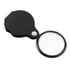 2021 Portable Mini Black 50mm 10x Hand-Hold Reading Magnifying Magnifier Lens Glass Foldable Jewelry Loop Jewelry Loupes