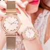 Montres magnétiques de luxe pour femmes, breloque en diamant, marque de mode, qualité, horloge à Quartz, 2021