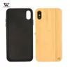 Étuis de coque de téléphone de mode pour IPhone 7 11 12 13 Pro Max étui de protection Ultra mince en bois naturel couverture en TPU vierge en bois