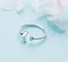 Genuine 925 Sterling Silver Adjustable Fish Tail Mermaid Love Ring for Girlfriend Wife Women Good Quality Minimalist Jewelry Finge4428748