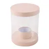 Clear Round Flower Boxes Wedding Birthday Transparent PVC Flower Gift Packaging Box Valentine Day Mother's Day Florist Supplies RRE1280