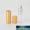 Aluminium Perfume Bottle 5 ML Portable Refillable Glass Perfume Bottle Aluminum Sprayl Perfume Atomizer Travel Bottles LZ0407