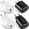 18w qc3.0 ue eua ac casa viagem carregador de parede adaptador tomada para iphone 7 8x10 samsung s8 s9 s10 htc android telefone pc mp3