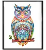 UNIQUILLING 3D hibou Quilling papier filigrane peintures décoration murale bricolage Quillings papiers artisanat cadeaux peinture outils Kits