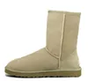 2021 Projektant Kobiety Australijskie Buty śniegowe Kobiety Winter Wgg Fur Furry Satin Kostki Boot Fur Skórzany Outdoors Buty A0XK #