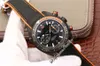 OMF Cal A9900 Automatik-Chronograph Herrenuhr PVD-Stahl Schwarz Orange sandgestrahlte Lünette und Zifferblatt Nylon-Kautschukarmband 215 92 46 51 0280x