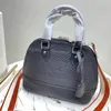 Plånböcker designer alma bb väskor kvinnor purses casual shopping handväskor skal väskor vanlig bokstav väska mönster crossbody clutch axel tote kort hållare lady plånbok