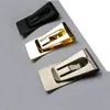 Mode Eenvoudige Metalen Geld Clip Man Klemmen Houders Slanke Geld Portemonnee Clip Klem Kaarthouder Creditcardhouder 1148 T25411528