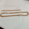 Luxury 18ct Yellow Gold Heavy 10MMNecklace bracelet set Miami Curb Link Cuban Mens Chain Jewellery 24 Links3158