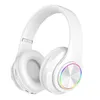 B39 Wireless Bluetooth Headphones LED Colorful Breathing Lights Foldable Headset Stereo Headband Earphones With Mic Support TF Card Mp3