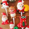 소프트 산타 천사 인형 엘크 눈사람 크리스마스 트리 양말 케이크 디저트 테이블 플러그인 장식 어린이 선물