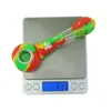 Smoking Pipes Silicone pipe titanium nail With glass bowl 4 ways to use pipe set 9 colors Nectar Collector gift box