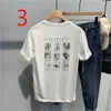 T-shirt a righe a mezza manica in seta di ghiaccio da uomo estiva attillata girocollo coreana 210420